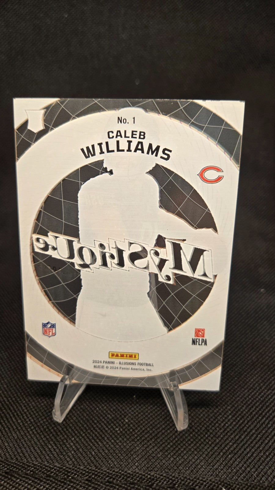 2024 Panini Illusions Caleb Williams Mystique RC Rookie #1 Chicago Bears