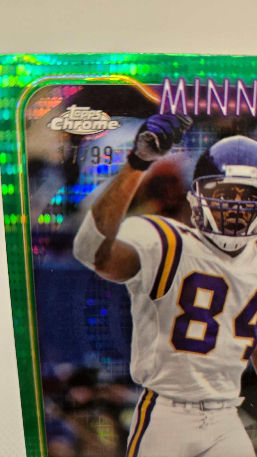 2024 Topps Chrome - Randy Moss #112 Green Sonar Refractor /99