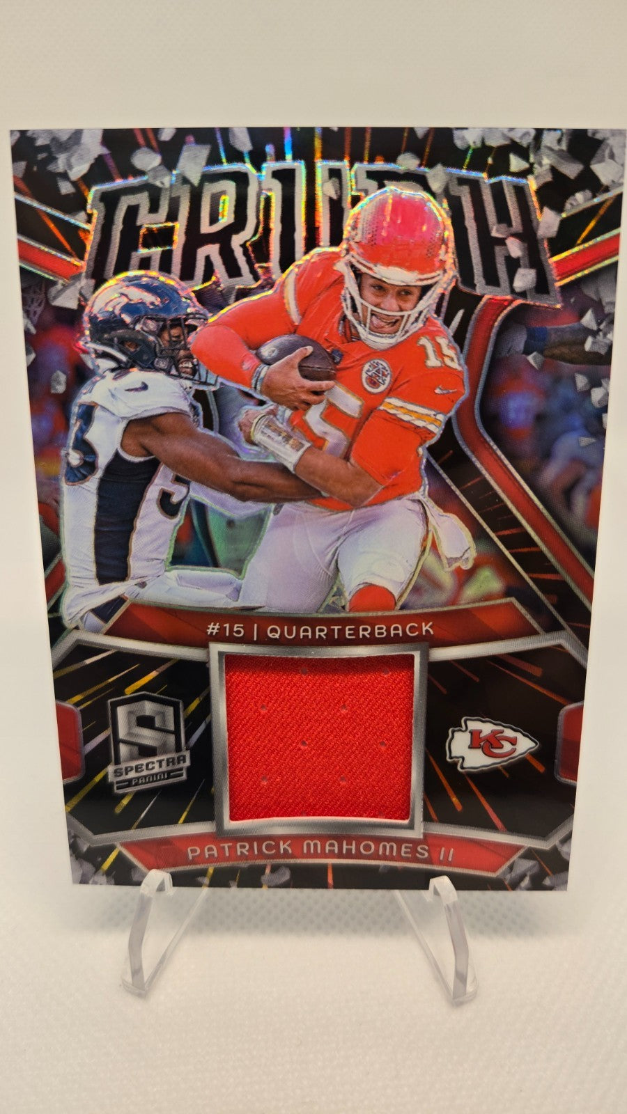 2024 Panini Spectra - Crush Patrick Mahomes II #CRU-PMS Hyper Prizm /75 (MEM)