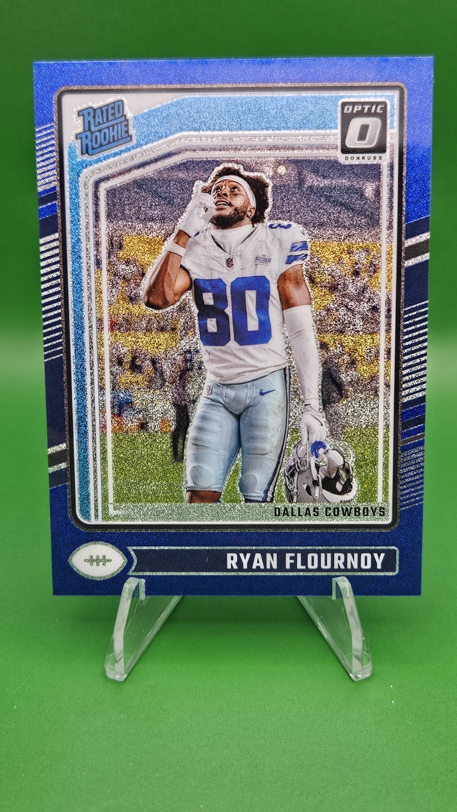 2024 Panini Donruss Optic - Rated Rookie Ryan Flournoy #288 Blue Glitter...