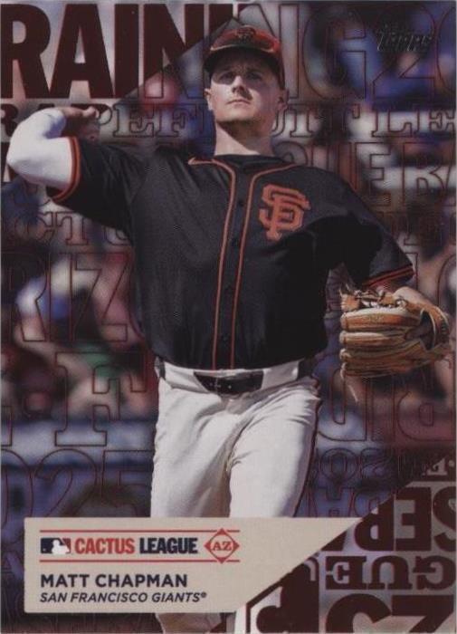 2025 Topps Series 1 - Training Grounds Matt Chapman #TG-25