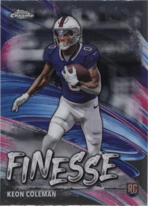 2024 Topps Chrome - Finesse Keon Coleman #F-18 (RC)