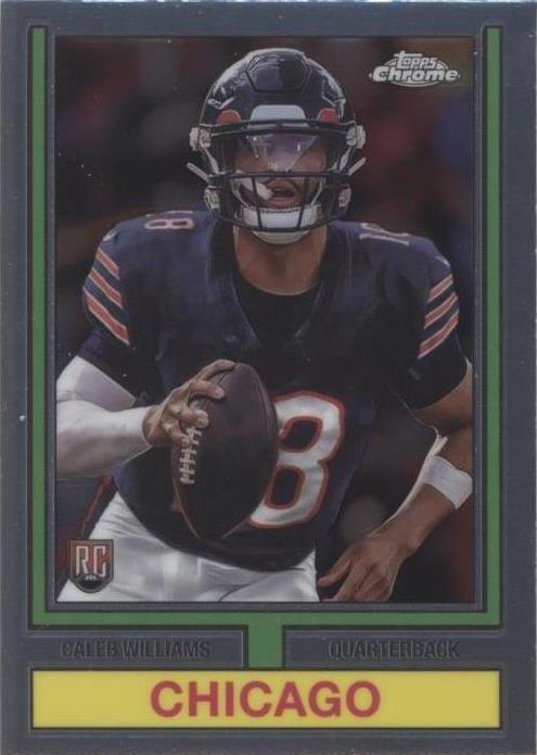 2024 Topps Chrome - 1974 Topps Football Caleb Williams #74TF-1 (RC)