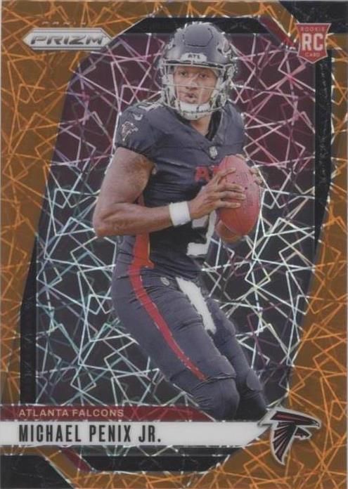 2024 Panini Prizm - Rookies Michael Penix Jr. #378 Lazer Prizm (RC)