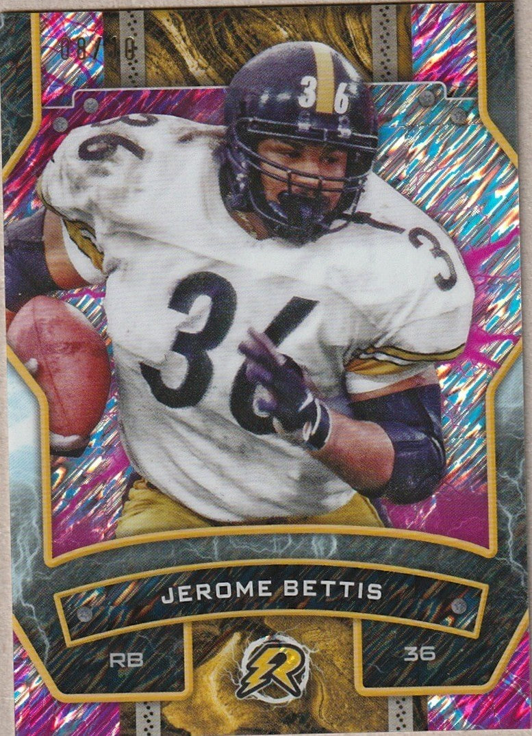 2024 Topps Resurgence - Jerome Bettis #86 Pink Power Surge Refractor /10