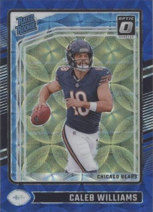 2024 Panini Donruss Optic - Rated Rookie Caleb Williams #201 Blue Scope Prizm...