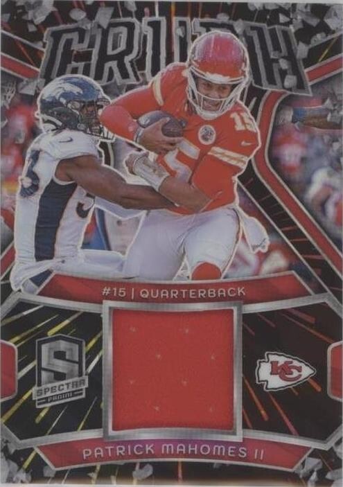 2024 Panini Spectra - Crush Patrick Mahomes II #CRU-PMS Hyper Prizm /75 (MEM)