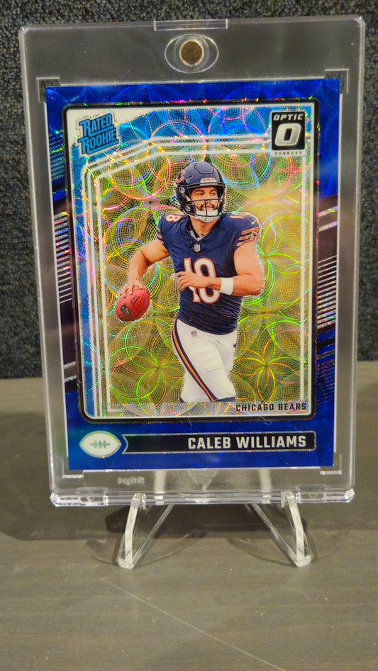 2024 Panini Optic - Caleb Williams - Rated Rookie Blue Scope No.201