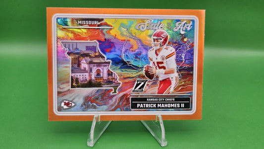 2024 Panini Zenith - State of the Art Patrick Mahomes II #1 Orange