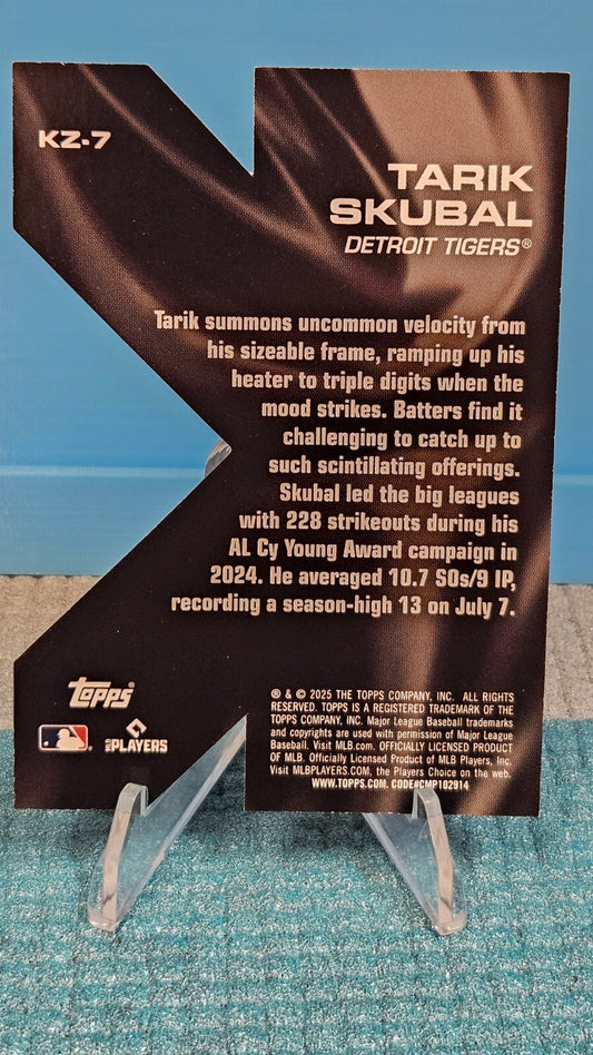 2025 Topps Series 2 K-Zone #KZ-7 Tarik Skubal SP Die-Cut MLB Case Hit