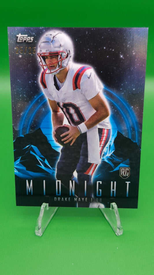 2024 Topps Midnight Football Drake Maye 25/25