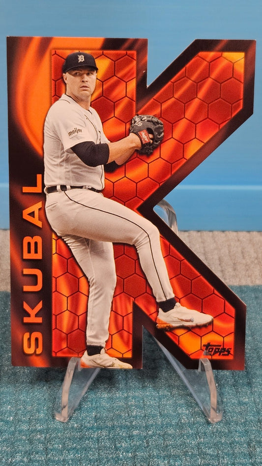 2025 Topps Series 2 K-Zone #KZ-7 Tarik Skubal SP Die-Cut MLB Case Hit