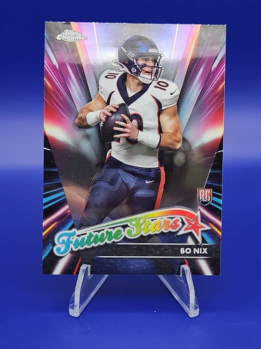 2024 Topps Chrome - Future Stars Bo Nix #FS-4 (RC)