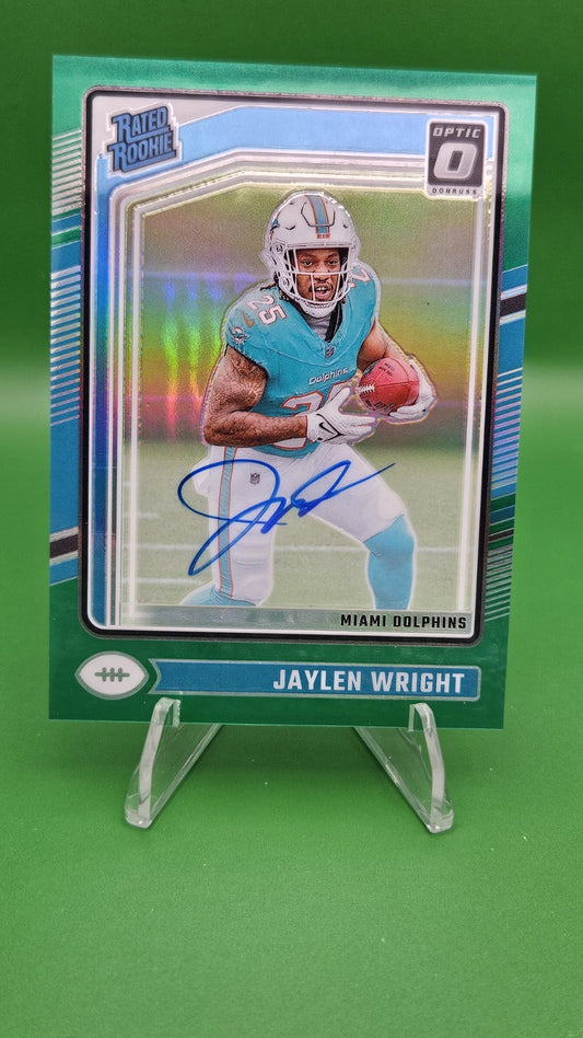 2024 Panini Optic Football Jaylen Wright Auto /5 Rookie RC