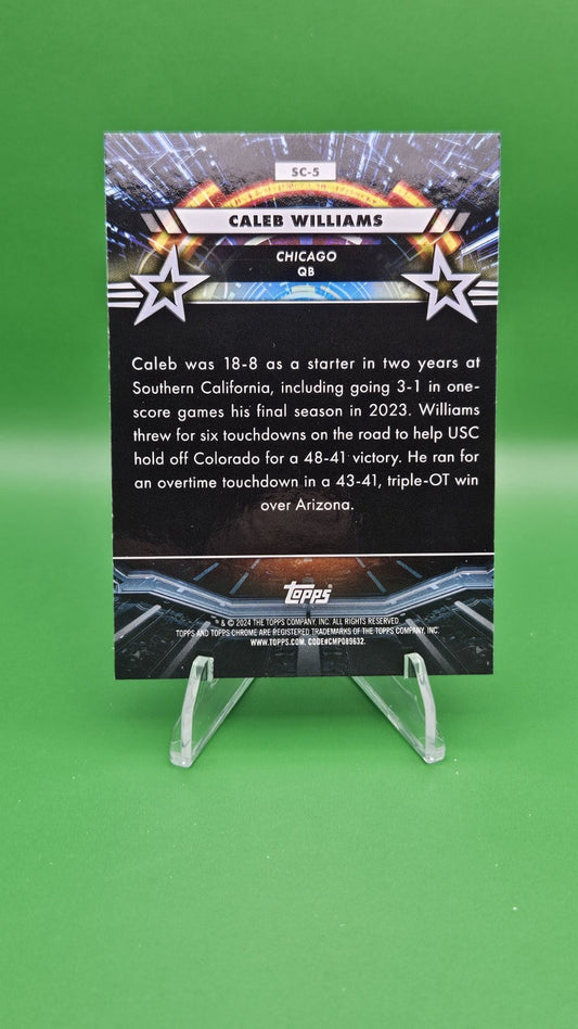 2024 Topps Cosmic Chrome - Star Command Caleb Williams #SC-5 (RC)