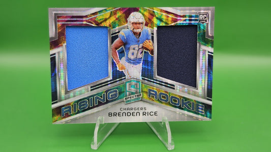 2024 Panini Spectra - Rising Rookie Materials Brenden Rice #RRM-BRE Celestial...
