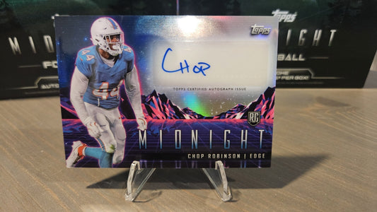 2024 Topps Midnight Football - Chop Robinson #RHS-CR ROOKIE HORIZON SIGNATURES