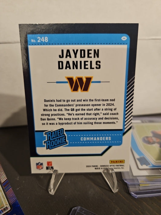 2024 Panini Donruss Optic - Rated Rookie Jayden Daniels #248 (RC)