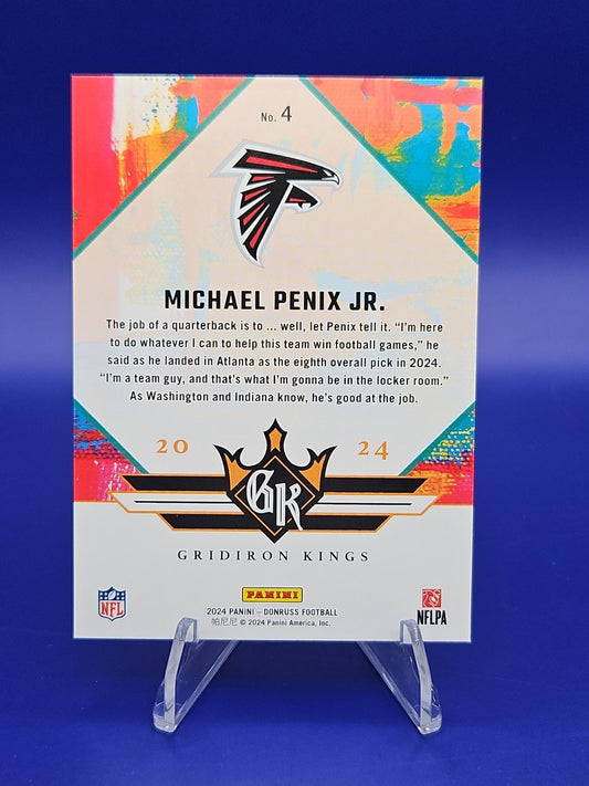 2024 Panini Donruss - Rookie Gridiron Kings Michael Penix Jr. #4 (RC)