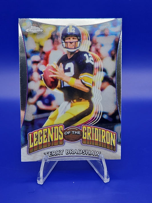 2024 Topps Chrome - Legends of the Gridiron Terry Bradshaw #LOG-19