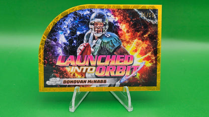 2024 Topps Cosmic Chrome DONOVAN MCNABB LAUNCHED INTO ORBIT LIO-25 Gold Interste