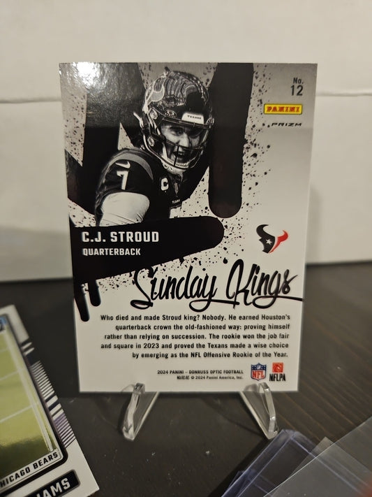 2024 Panini Donruss Optic - C. J. Stroud #12 - Sunday Kings