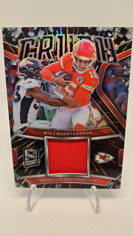 2024 Panini Spectra - Crush Patrick Mahomes II #CRU-PMS Hyper Prizm /75 (MEM)