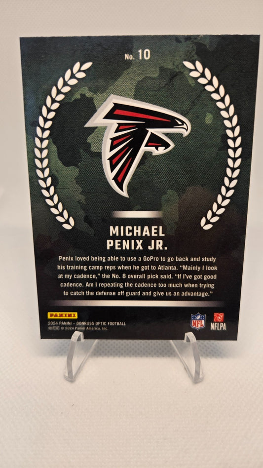 2024 Panini Donruss Optic - Rookie Recruits Michael Penix Jr. #10 (RC)