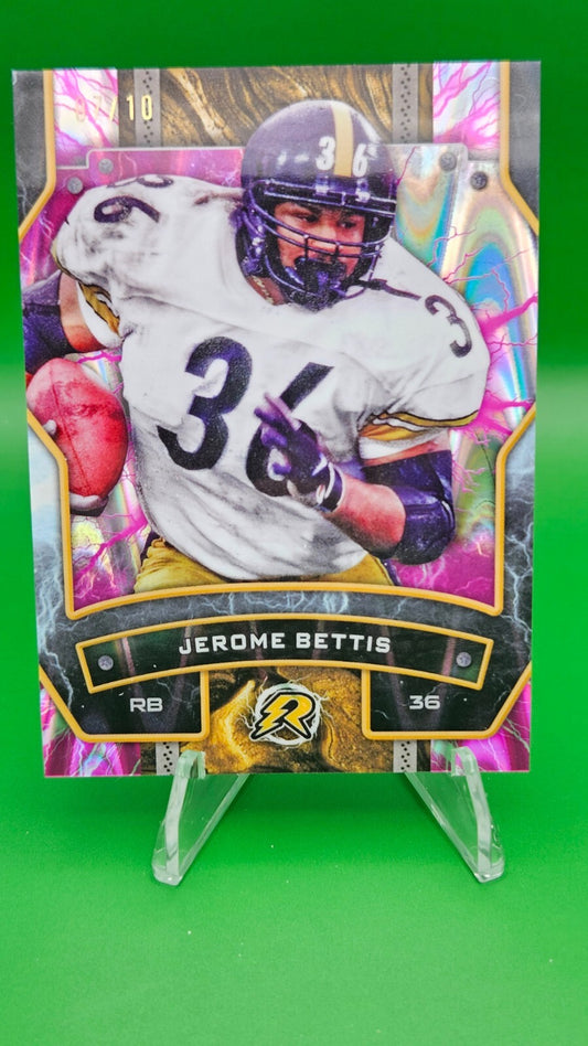 2024 Topps Resurgence - Jerome Bettis #86 Pink Power Surge Refractor /10