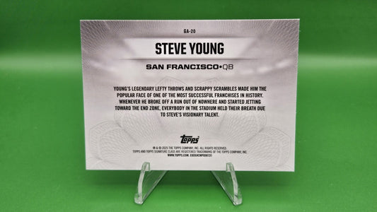 2024 Topps Signature Class - Steve Young #GA-20 - Gridiron Ambassadors /100