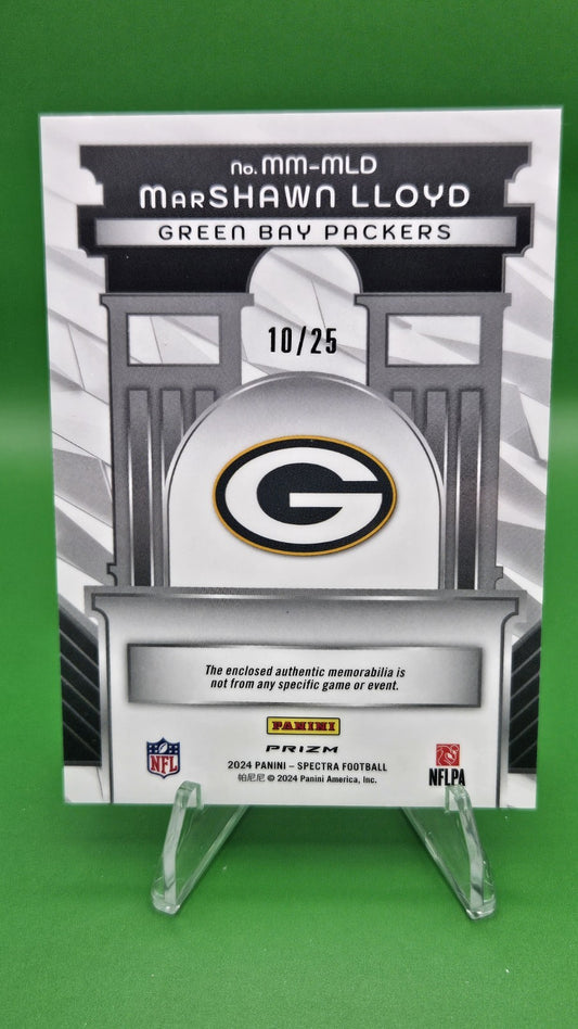 2024 Panini Spectra - Monumental Memorabilia Marshawn Lloyd #MM-MLD /25