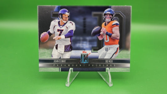2024 Topps Signature Class - Bo Nix John Elway Paramount Pairings #PP-2
