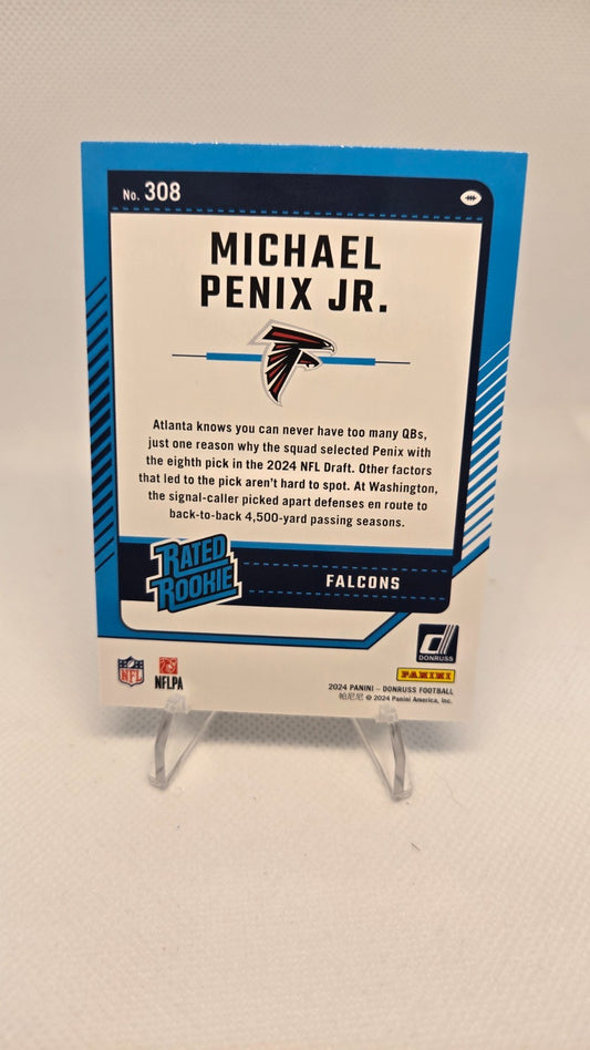 2024 Panini Donruss - Rated Rookie Michael Penix Jr. #308 (RC)