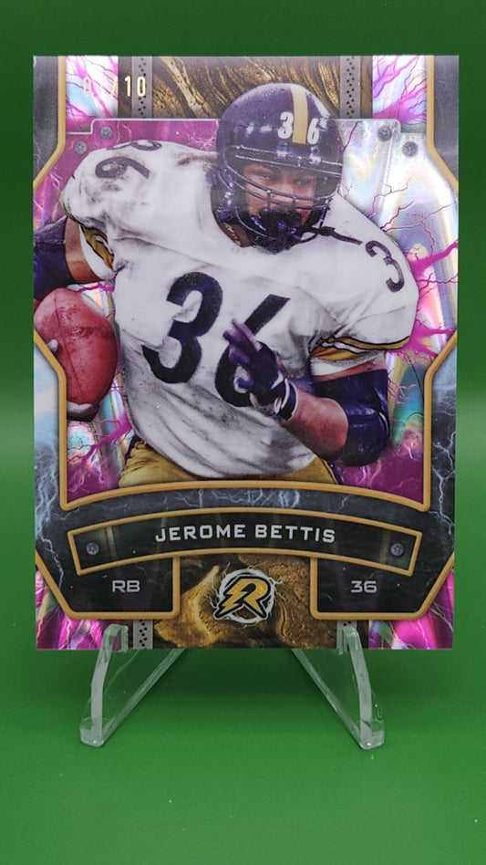 2024 Topps Resurgence - Jerome Bettis #86 Pink Power Surge Refractor /10